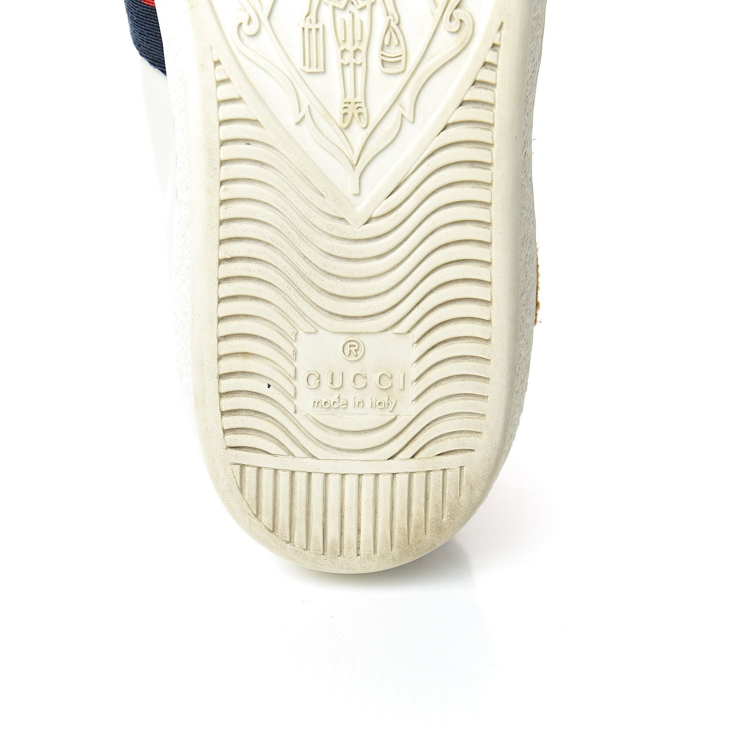 Gucci Calfskin Web LOVED Embroidered Womens Ace Sneakers 36 White 10 of 13