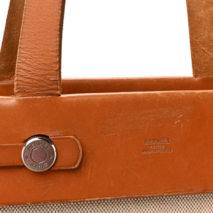 Hermes Toile Vache Hunter Herbag Cabas MM Natural 15 of 22