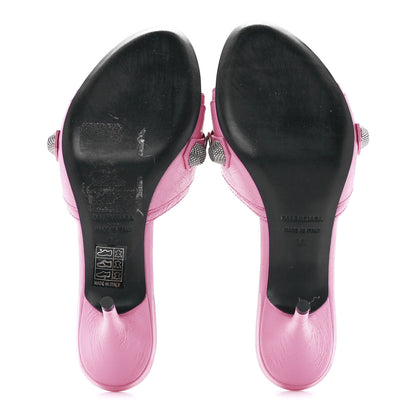 Balenciaga Agneau Arena Cagole 50mm Slide Sandals 36 Sweet Pink 7 of 9