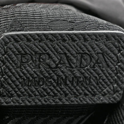 Prada Tessuto Nylon Saffiano Phone Case Crossbody Black 7 of 11