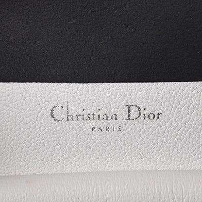 Christian Dior Calfskin Perforated Cannage Dioriva Tote White 6 of 8