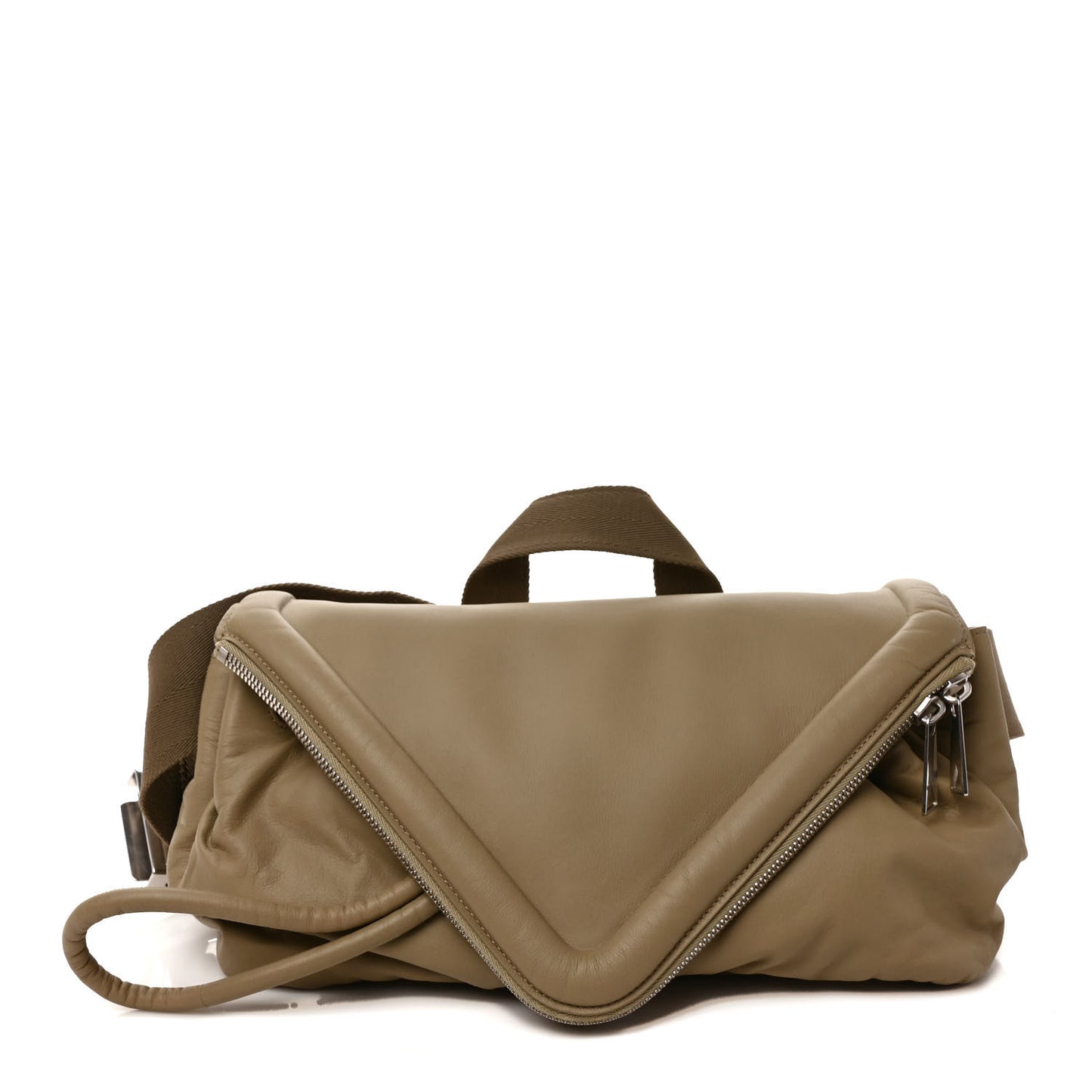 Nappa Beak Belt Bag Travertine