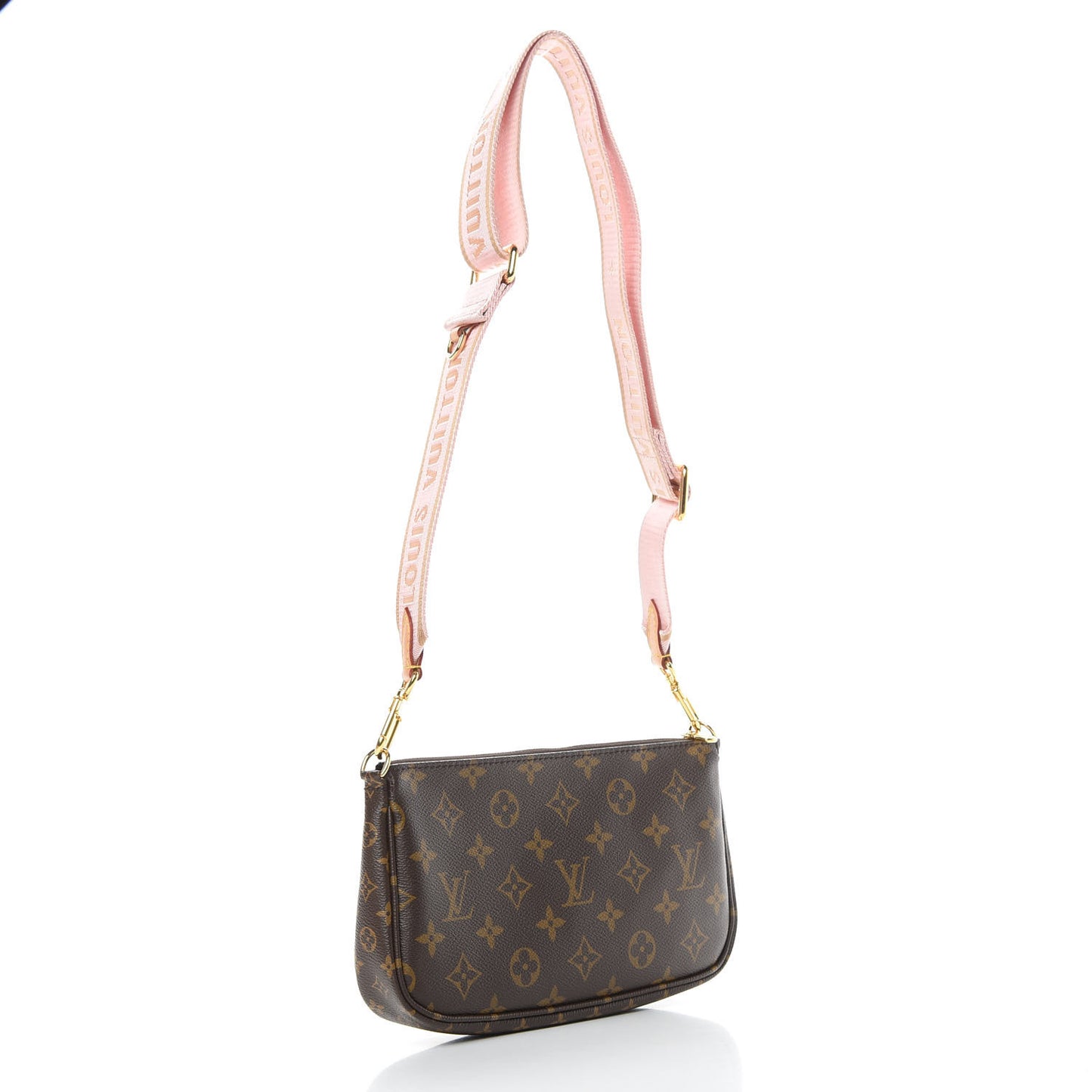 Monogram Multi Pochette Accessories Large Pochette Rose Clair