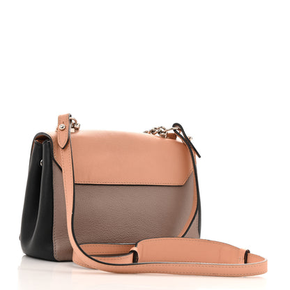 Louis Vuitton Soft Calfskin Lockme II Chain Bag BB Rose Poudre 3 of 14