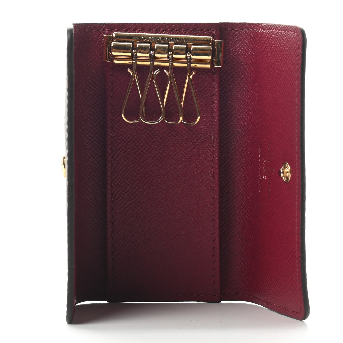Monogram 4 Key Multicles Holder Fuchsia