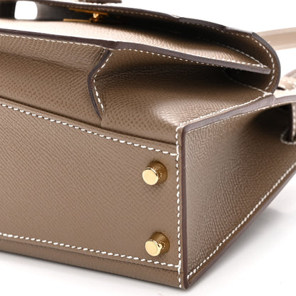Hermes Epsom Kelly En Desordre Sellier 20 Etoupe 9 of 9