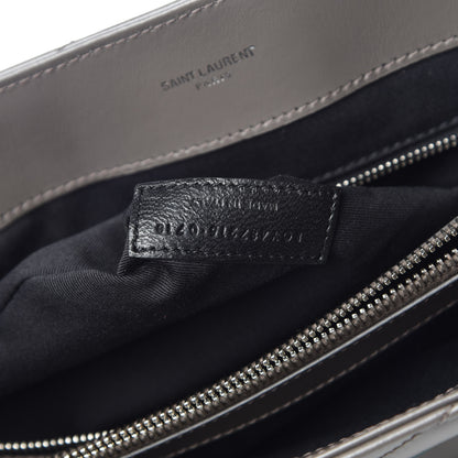 Saint Laurent Calfskin Y Quilted Monogram Large Loulou Chain Satchel Earth 8 of 11