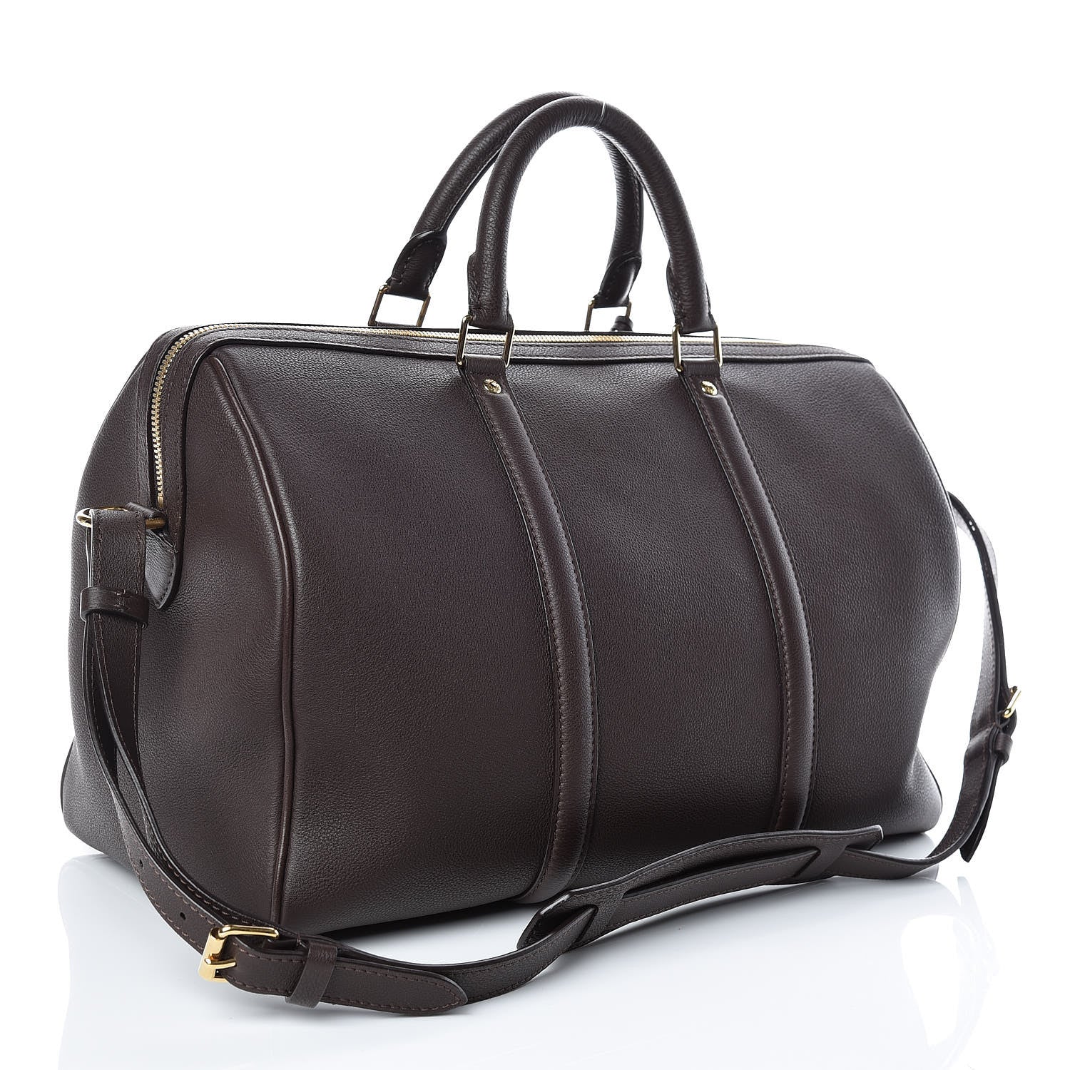 Louis Vuitton Calfskin SC Bag GM Chocolate 4 of 12