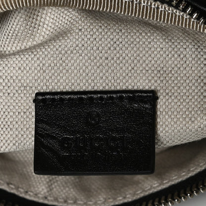 Gucci Calfskin GG Tennis Embossed Belt Bag Black 6 of 13