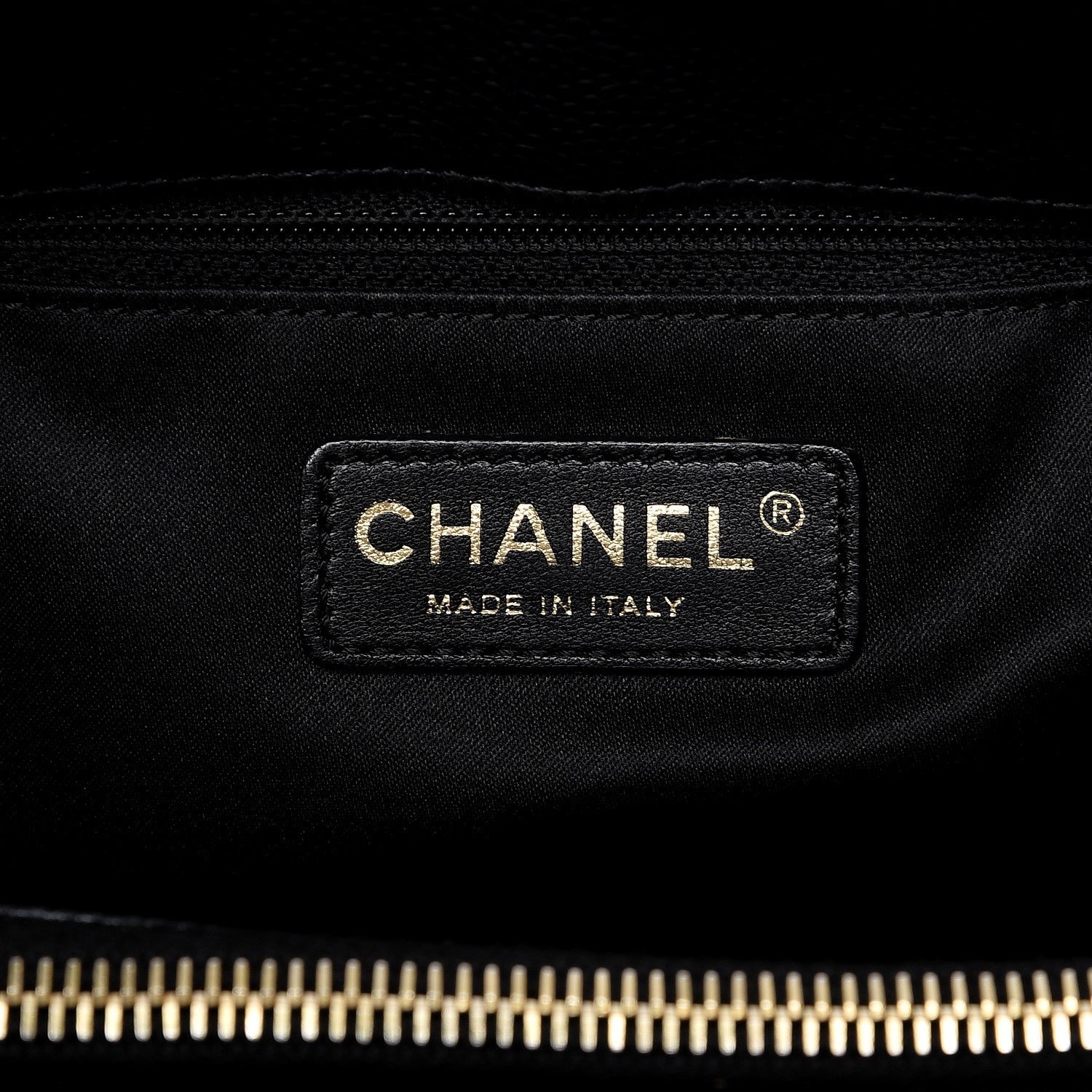 Chanel Caviar Quilted Grand Shopping Tote GST Black 6 of 11