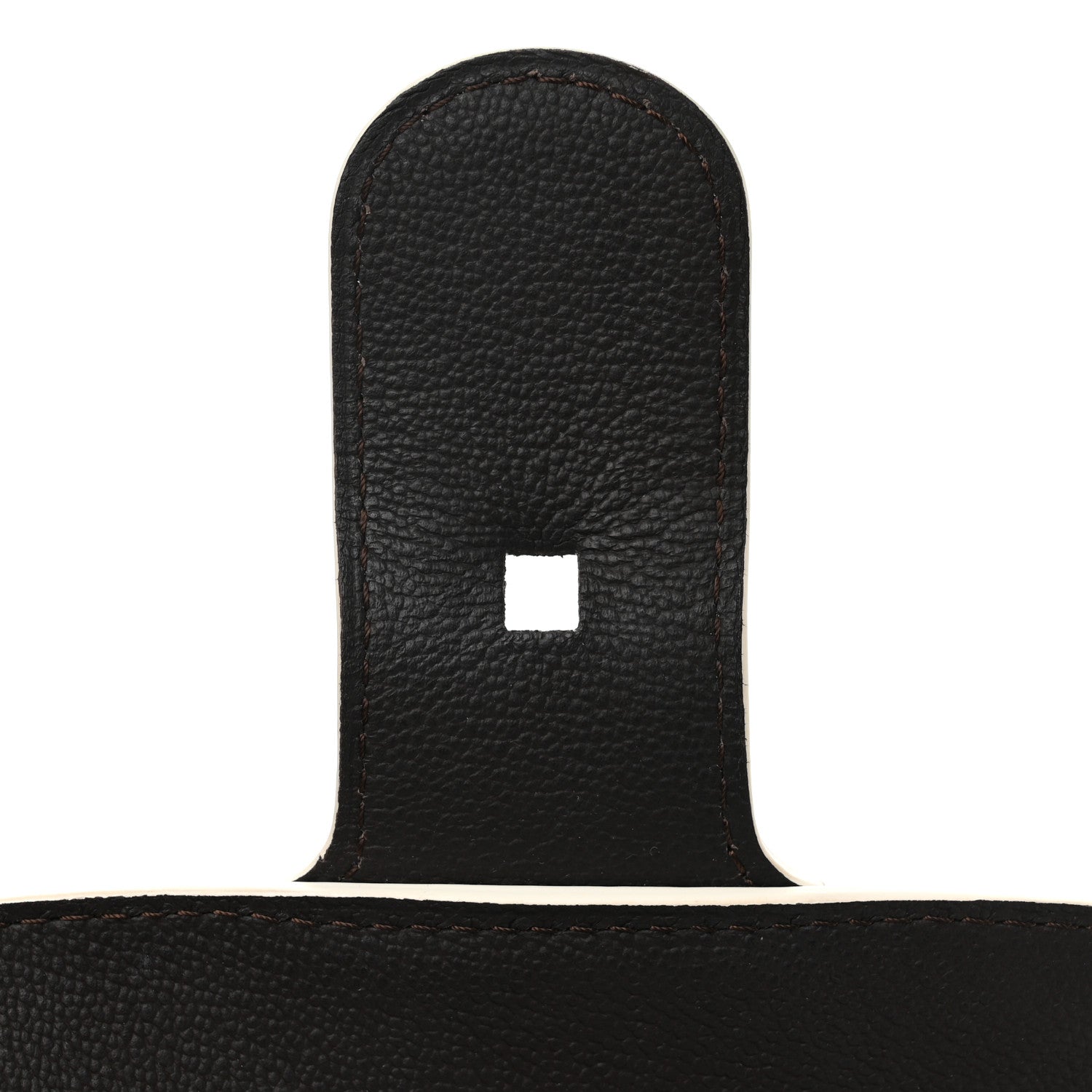 Delvaux Grained Calfskin Bi-Color Brillant Mini Satchel Black 10 of 10
