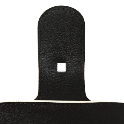 Delvaux Grained Calfskin Bi-Color Brillant Mini Satchel Black 10 of 10