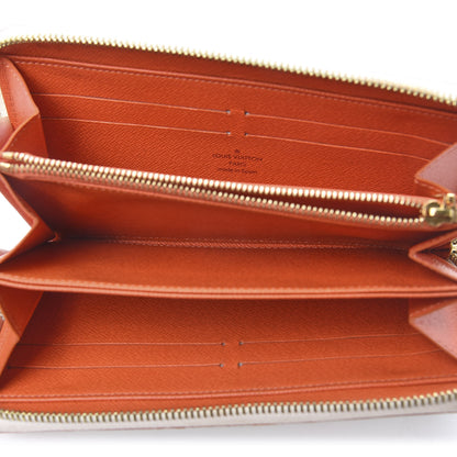 Louis Vuitton Monogram Multicolor Zippy Wallet White Orange 5 of 8