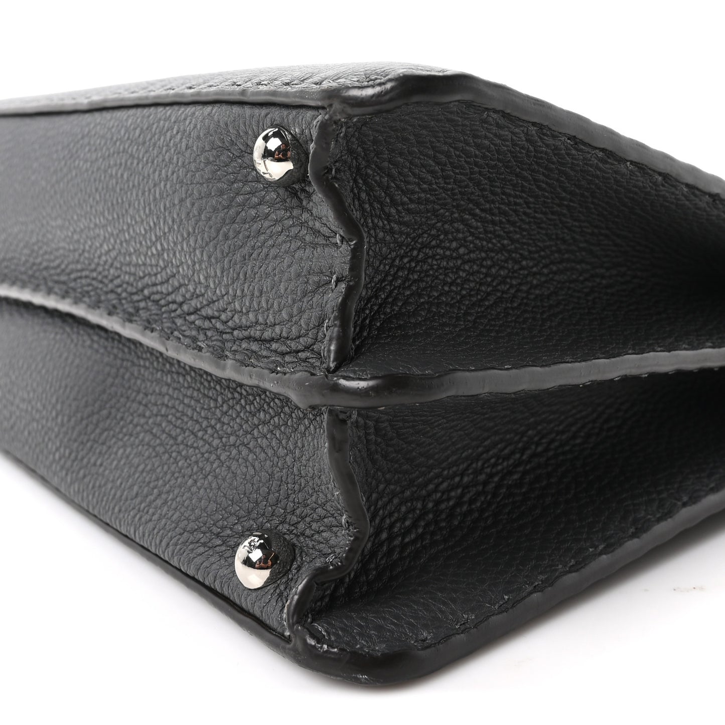 Cuoio Romano Selleria Chamois Medium Peekaboo I SEE U Satchel Asfalto Camelia