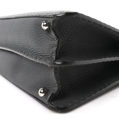 Fendi Cuoio Romano Selleria Chamois Medium Peekaboo I SEE U Satchel Asfalto Camelia 9 of 9