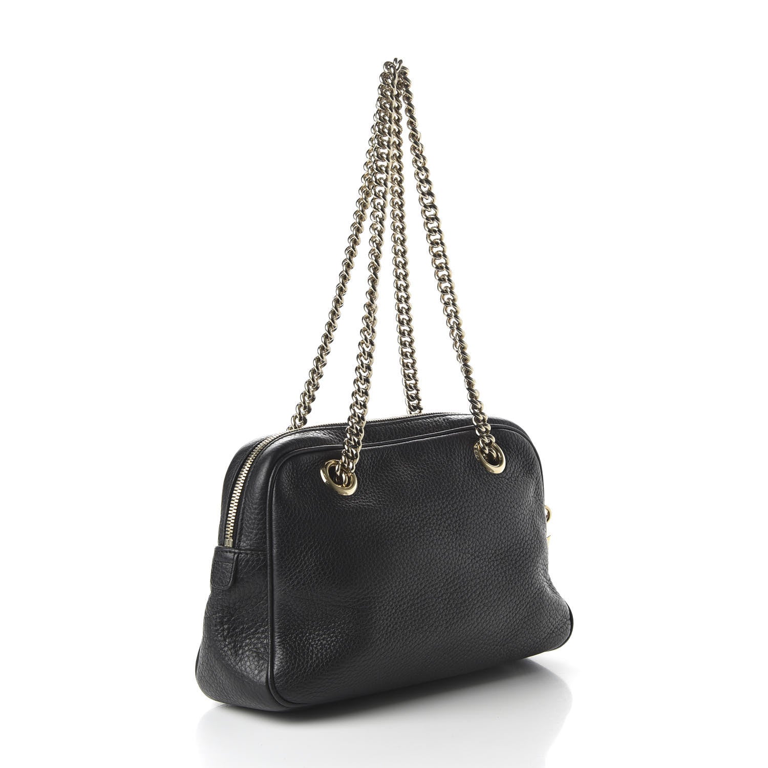 Gucci Pebbled Calfskin Small Soho Bowler Black 3 of 10