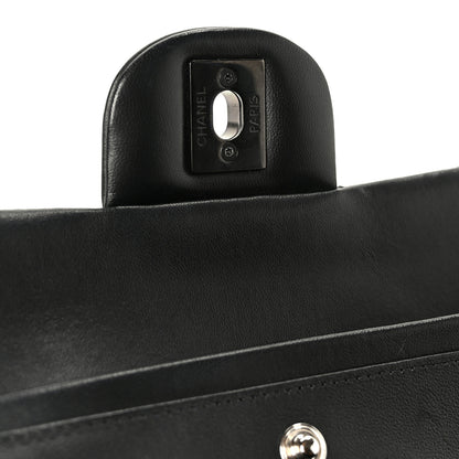 Chanel Lambskin Quilted Medium Double Flap So Black 7 of 11