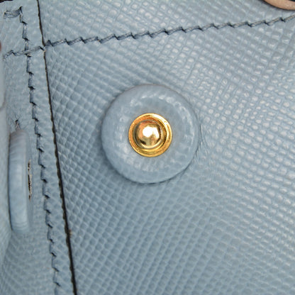 Prada Saffiano Cuir Medium Double Bag Aviazione 23 of 27