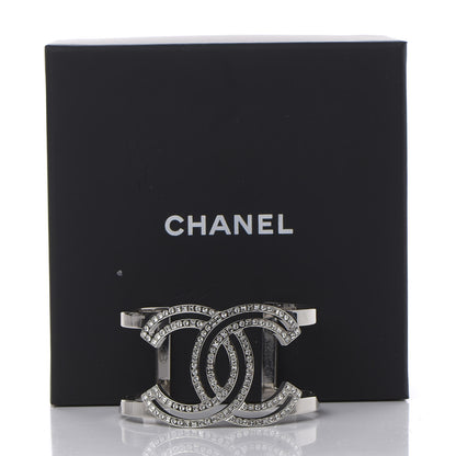 Chanel Crystal CC Cuff Silver 5 of 5