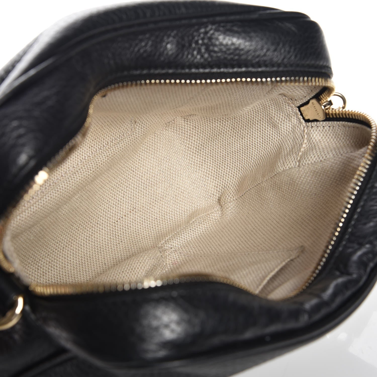 Gucci Pebbled Calfskin Small Soho Disco Bag Black 5 of 7