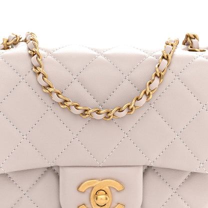 Chanel Lambskin Quilted Mini Pearl Crush Flap Light Purple 8 of 11