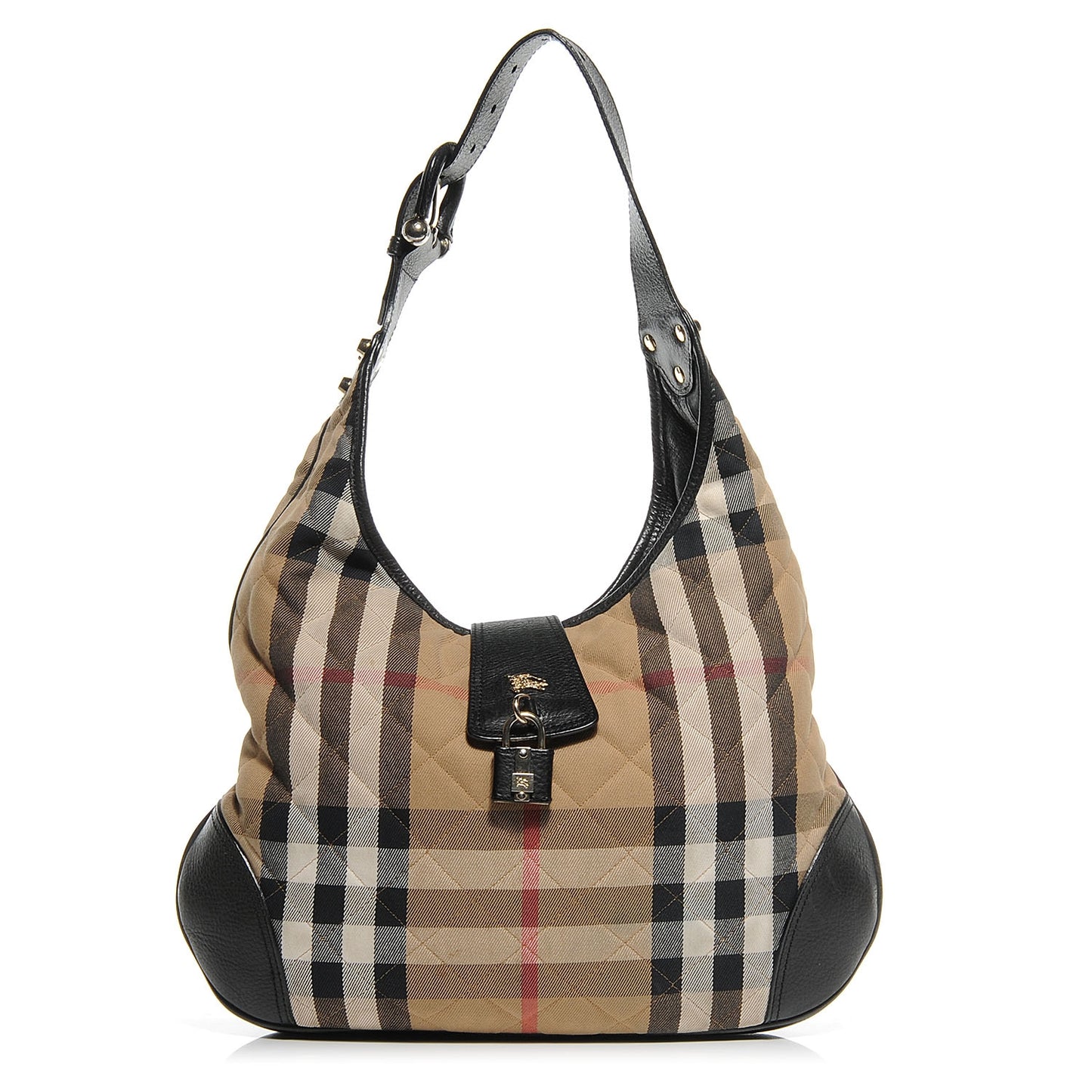 House Check Quilted Brook Hobo