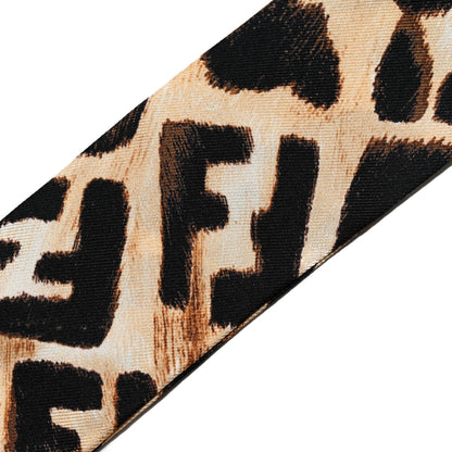 Fendi Silk Leopard Printed Wrappy Bandeau Multicolor 3 of 3
