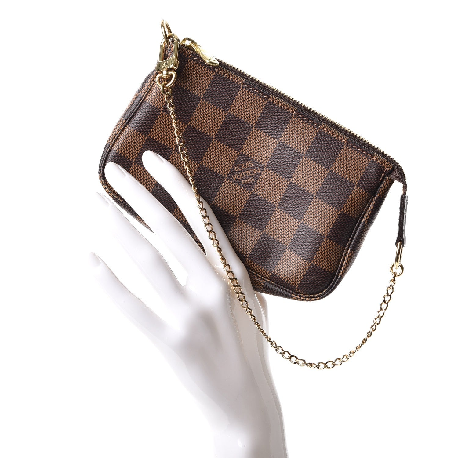 Louis Vuitton Damier Ebene Mini Pochette Accessories 2 of 7