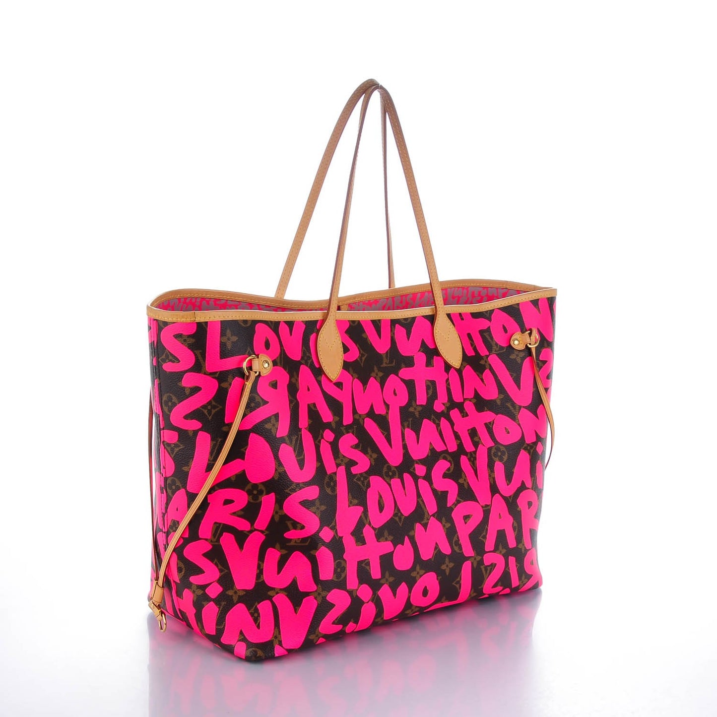 Monogram Graffiti Neverfull GM Fuchsia