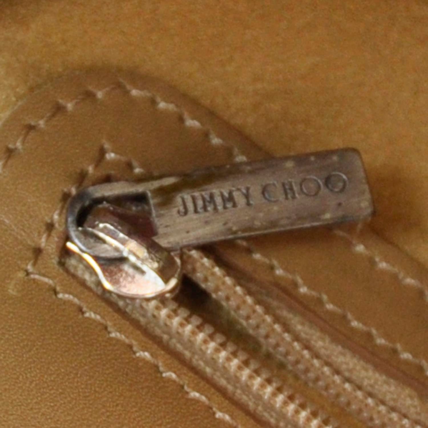 Jimmy Choo Suede Torquay Beige Silver 7 of 8