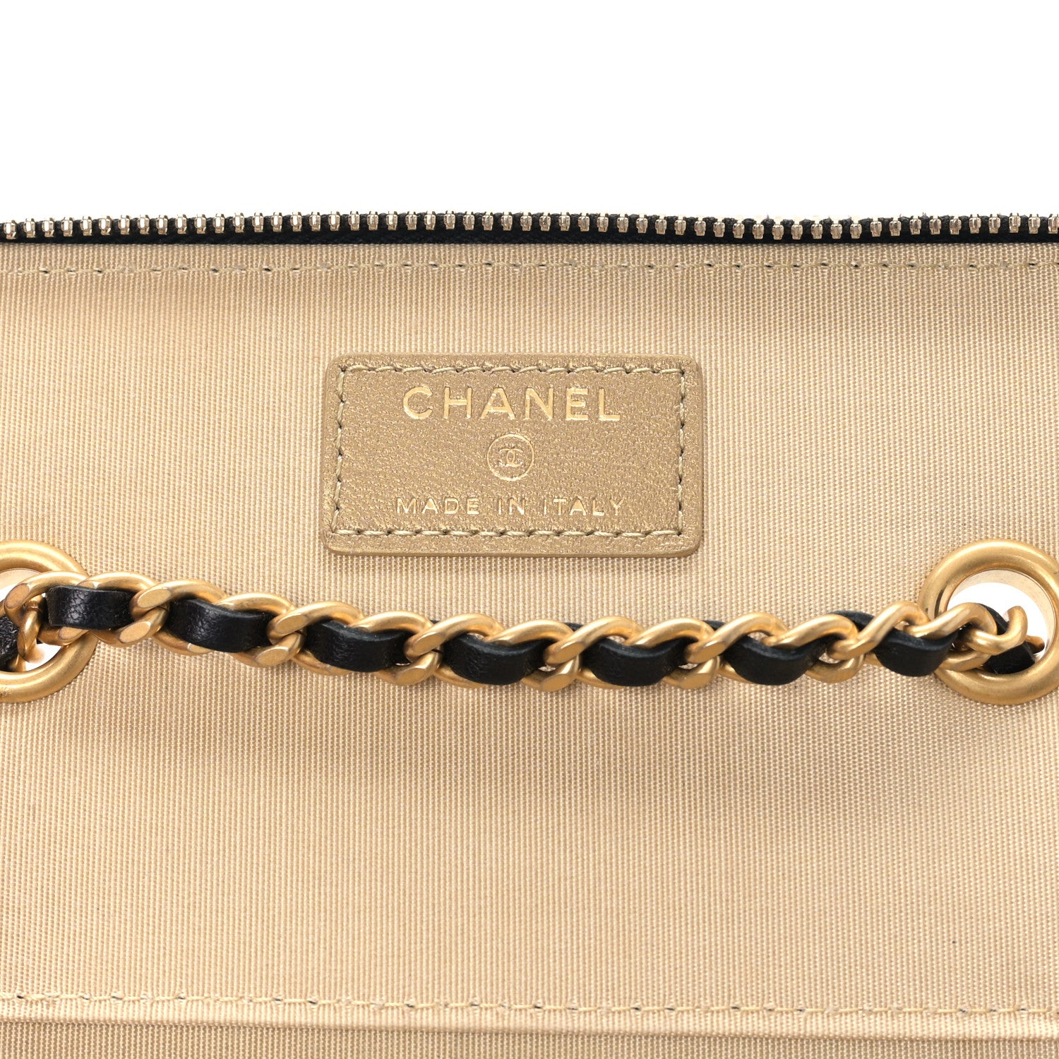 Chanel Lambskin Quilted Pearl Crush Small Vanity Case With Chain Black 6 of 9