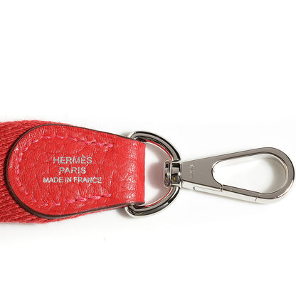 Hermes Taurillon Clemence Evelyne TPM Rouge Casaque Crevette 15 of 16