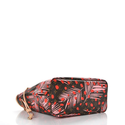 Louis Vuitton Monogram Jungle Dots Neo Neverfull MM Sugar Pink Poppy 4 of 9