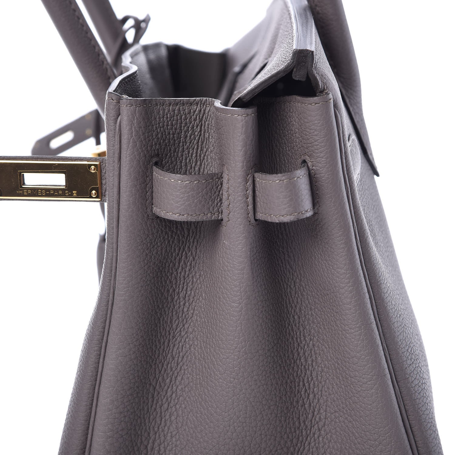 Hermes Togo Birkin 30 Etain 37 of 39