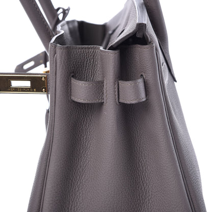 Hermes Togo Birkin 30 Etain 37 of 39