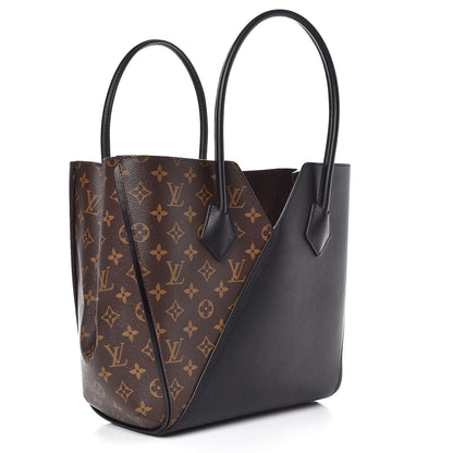 Louis Vuitton Calfskin Monogram Kimono Tote Black 3 of 6