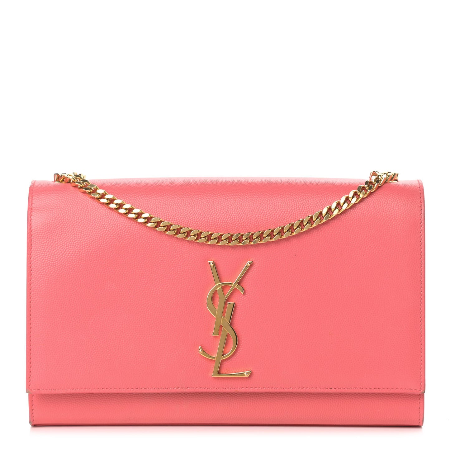 Grain De Poudre Medium Classic Monogram Kate Satchel Rose Clair