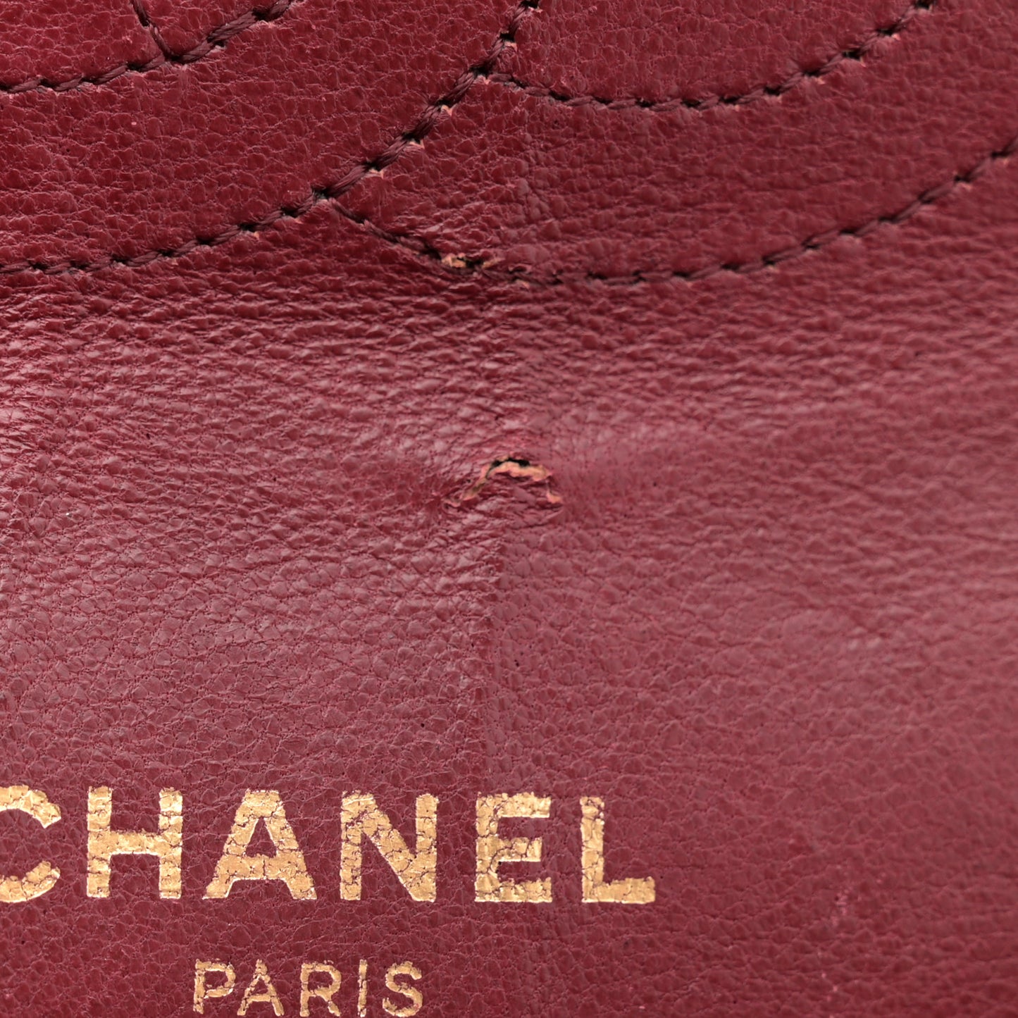 Jersey Quilted Medium Double Flap Black