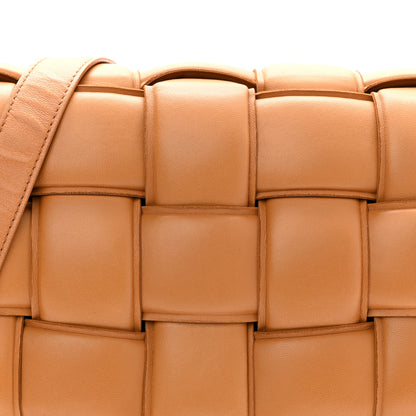 Bottega Veneta Nappa Maxi Intrecciato Padded Cassette Crossbody Bag Caramel 8 of 10