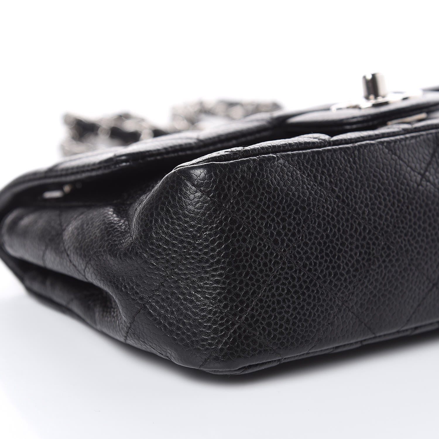 Chanel Caviar Quilted Mini Rectangular Flap Black 8 of 14