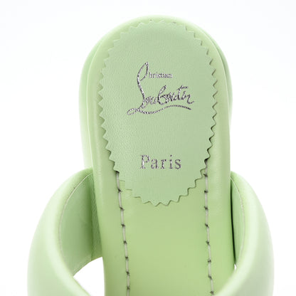 Christian Louboutin Nappa Inflama Sab 85 Sandals 38.5 Studio Green 8 of 11