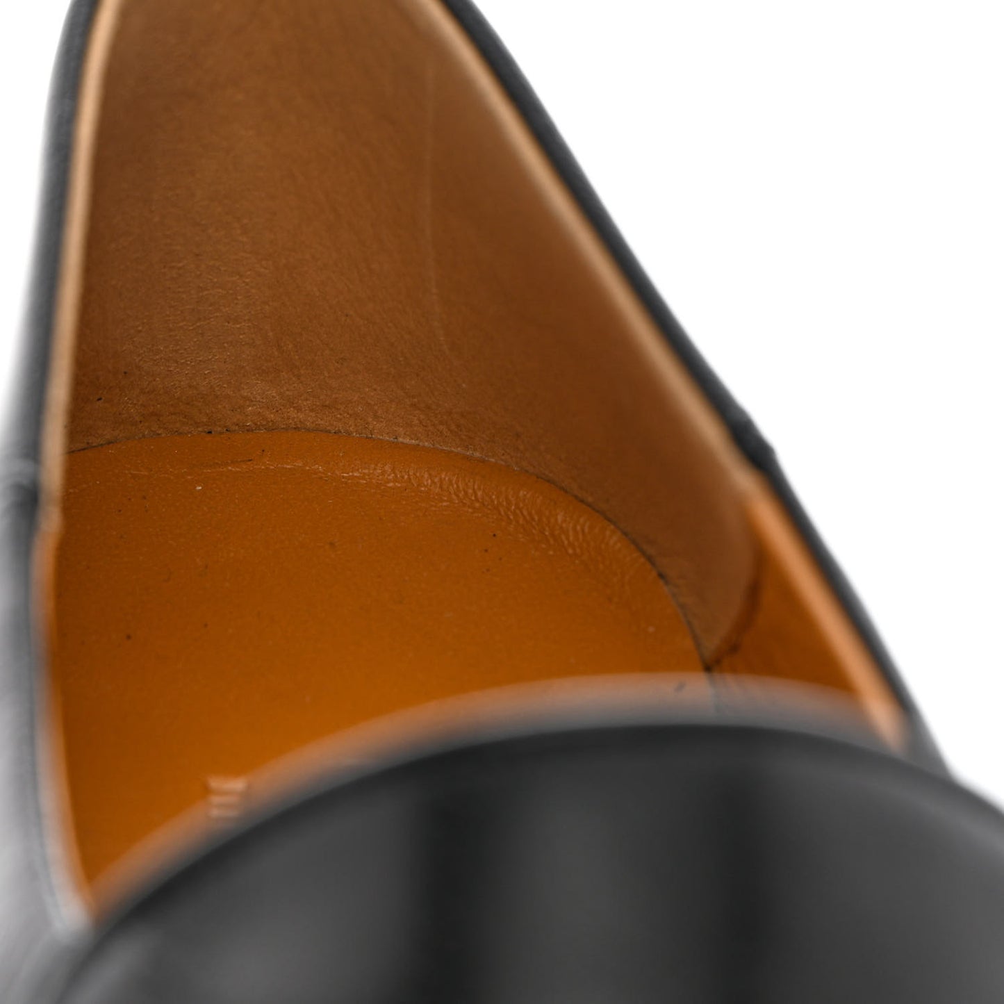 Goatskin Mens Horsebit Loafers 9.5 Black