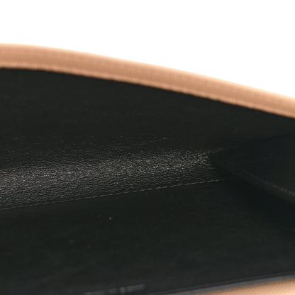 Saint Laurent Grain De Poudre Monogram Uptown Chain Wallet Taupe 6 of 14