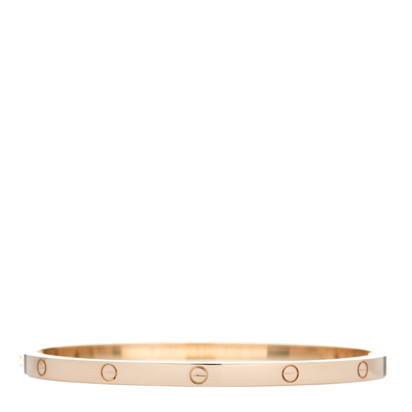 18K Yellow Gold Small LOVE Bracelet 17