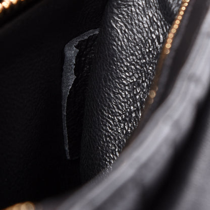 Celine Calfskin Quilted Medium C Bag Black 6 of 10