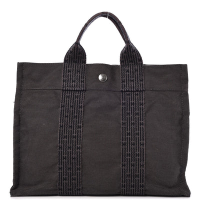 Hermes Canvas Herline PM Tote Grey 1 of 7