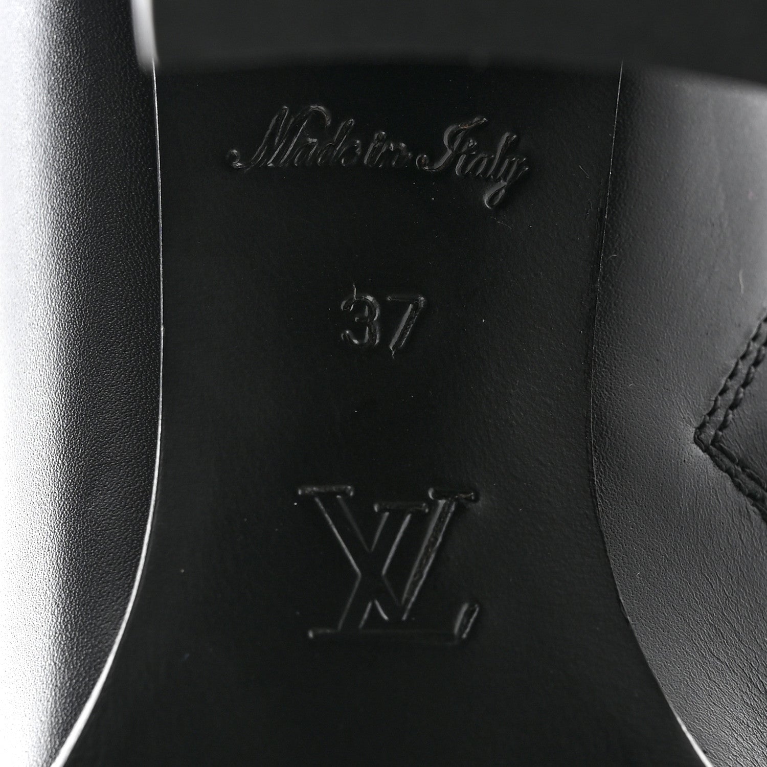 Louis Vuitton LOUIS VUITTON Patent Calfskin Monogram Star Trail Ankle Boots 37 Black 6 of 7
