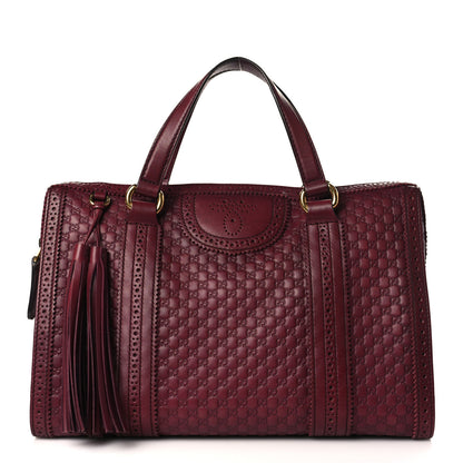 Gucci Microguccissima Brogue Duilio Boston Scarlatto 1 of 11