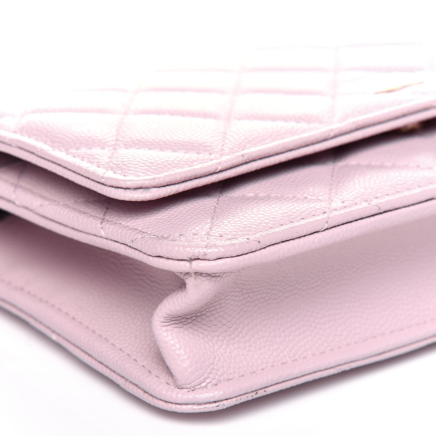 Chanel Caviar Quilted Wallet On Chain WOC Light Pink 11 of 18