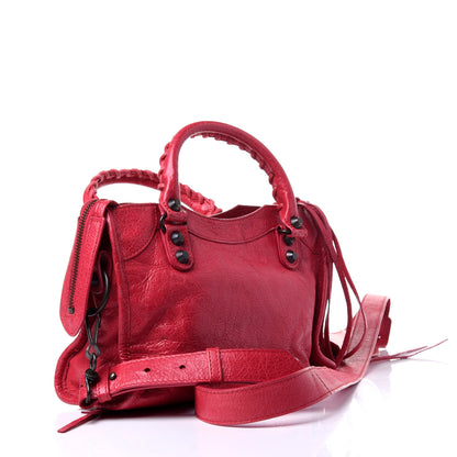 Balenciaga Agneau Classic Hardware Mini City Rose Thulian 5 of 14